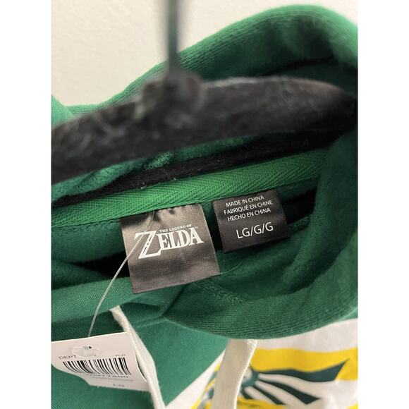 Nintendo-Legend of Zelda Royal Crest Striped Hoodie-BoxLunch Exclusive NWT L - Picture 8 of 11